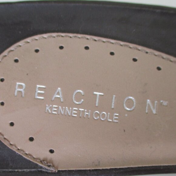 Kenneth Cole Reaction Womens Brown Leather Slide 2.5" Heel - Size 10M - Picture 5 of 8